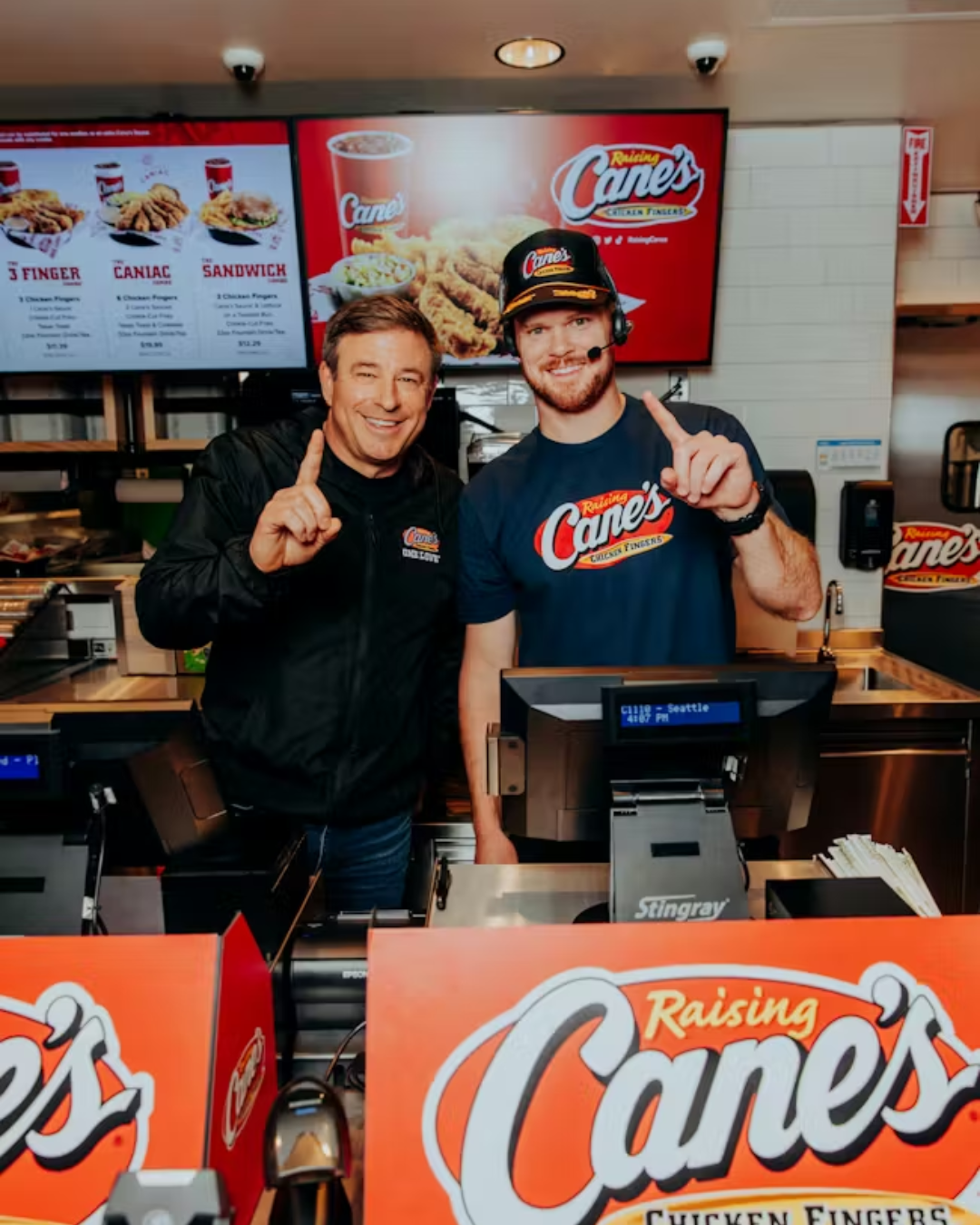 Sam Darnold at Raising Cane's